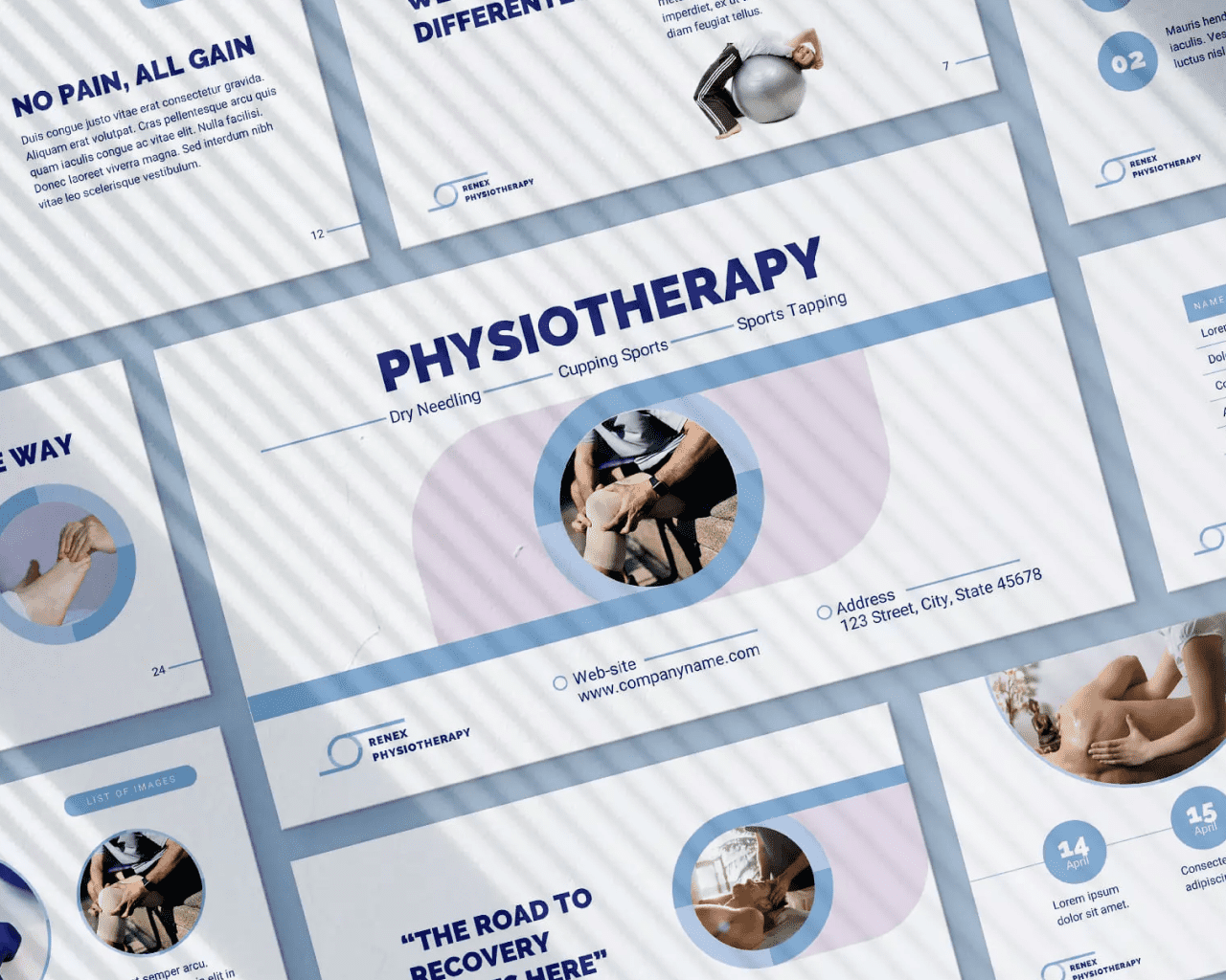 Physiotherapy PowerPoint Presentation Template
