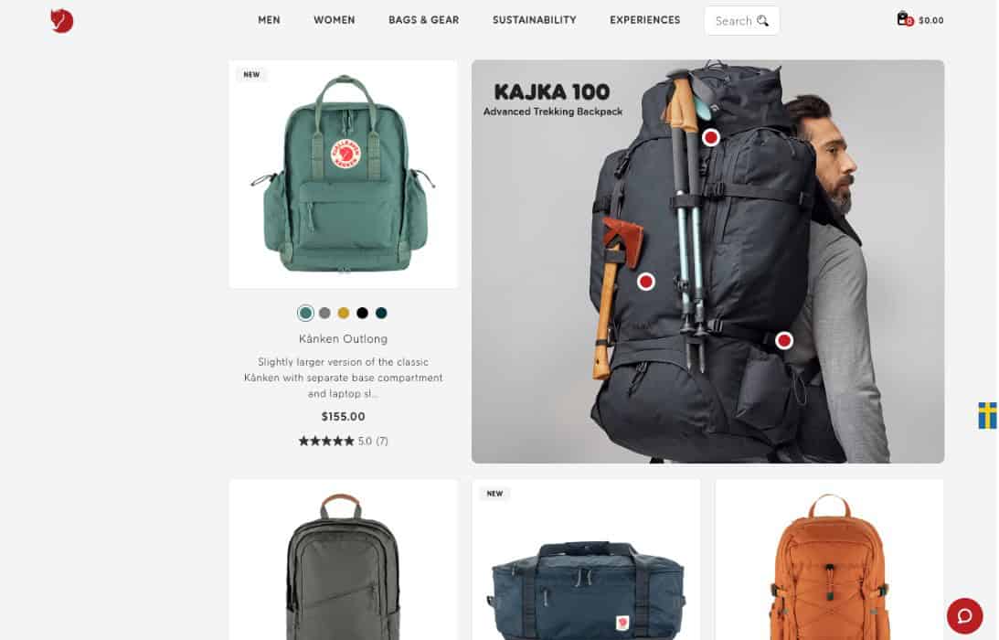 Fjällräven Backpacks