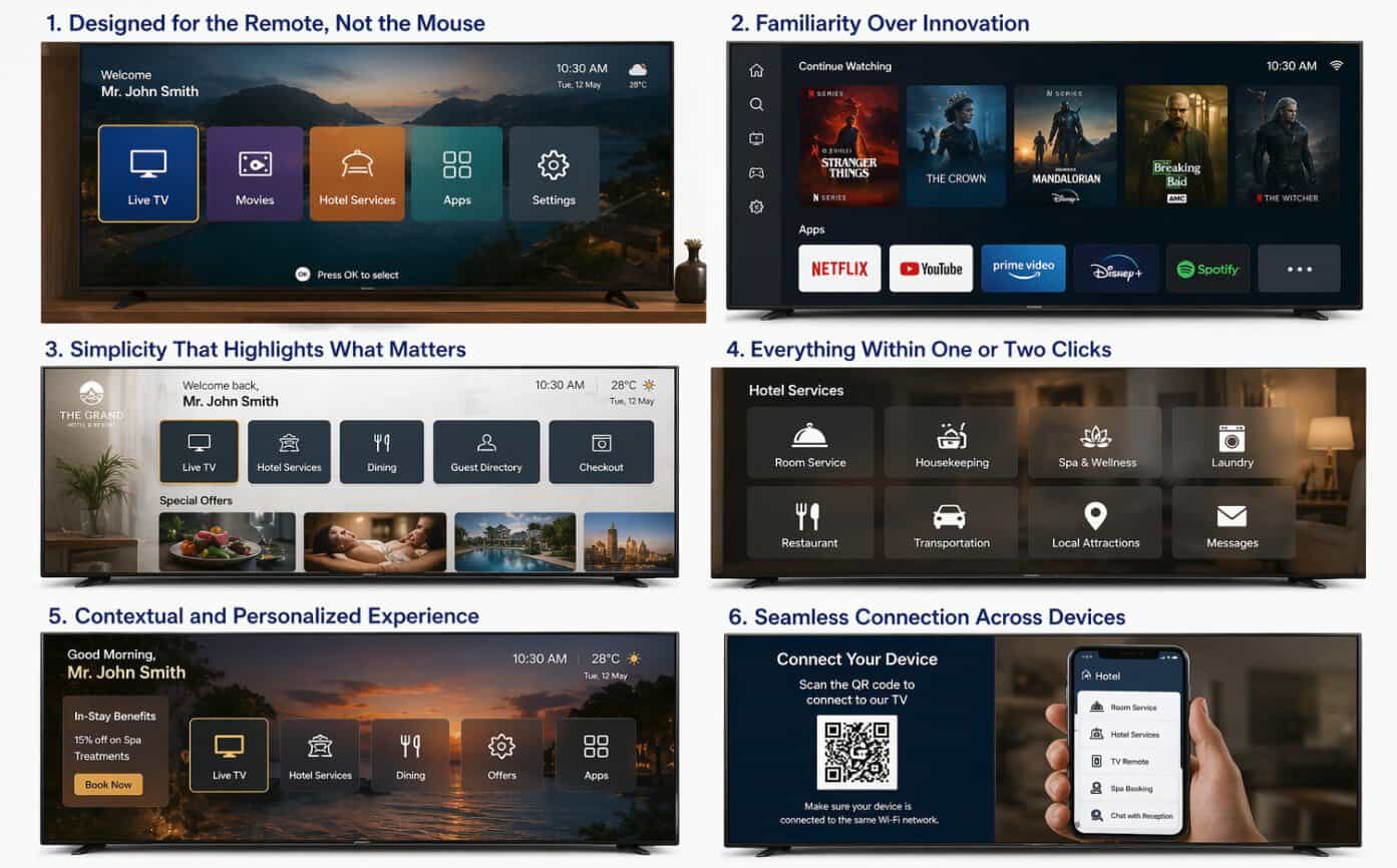 What Intuitive Design Makes Hotel TV Solutions Effortless for Guests?