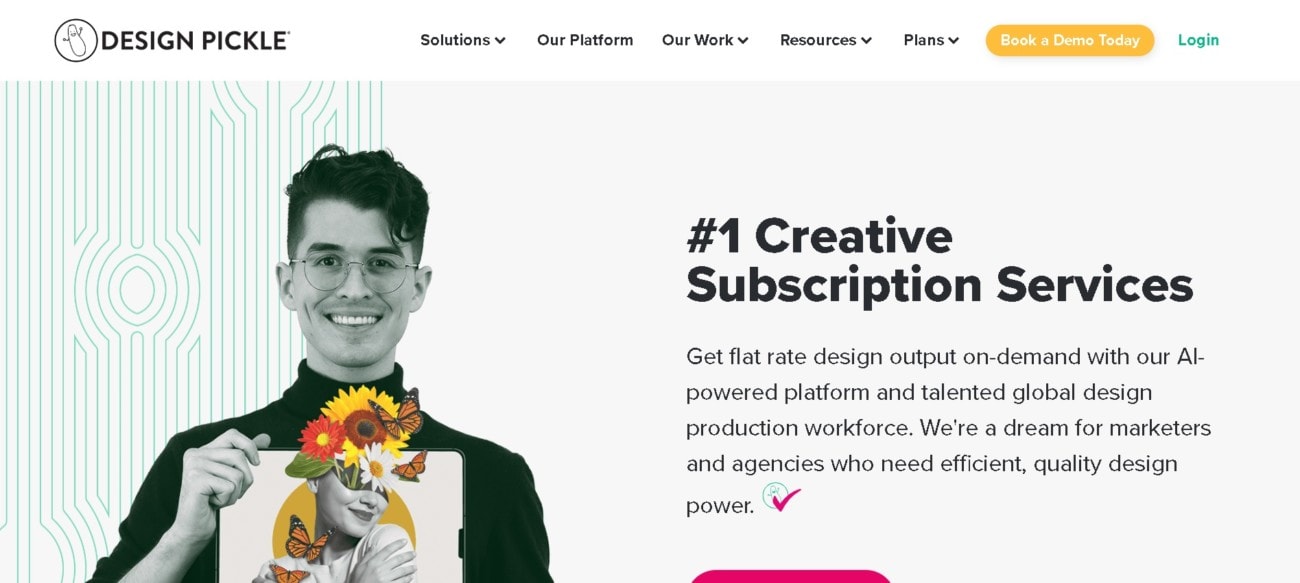 Design Pickle homepage