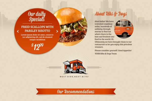 Food Truck & Restaurant 10 Styles