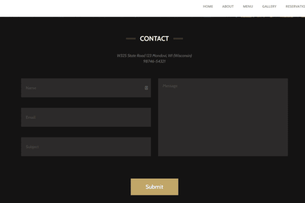 Elixir Restaurant Theme
