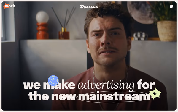 Truus - We make advertising for the new mainstream Web Design