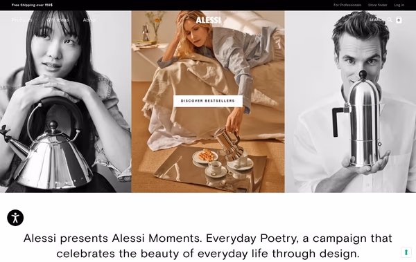 ALESSI USA Web Design
