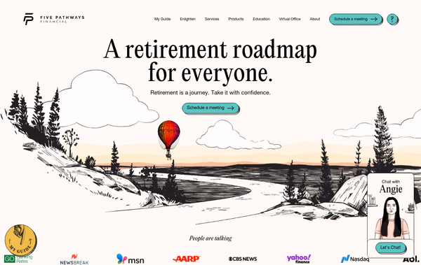 Five Pathways Financial | Retirement Planning Advisors Web Design