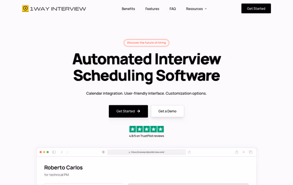 Interview Scheduling Software for Hiring Needs Web Design