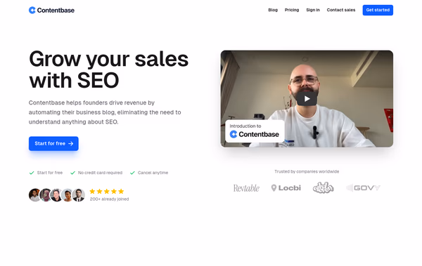 SEO AI agent that automates your blog  Web Design