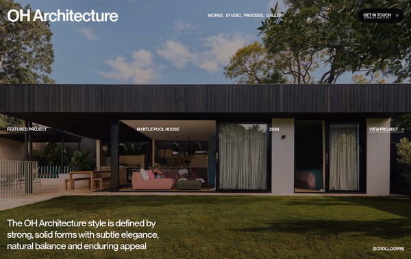 OH Architecture Web Design
