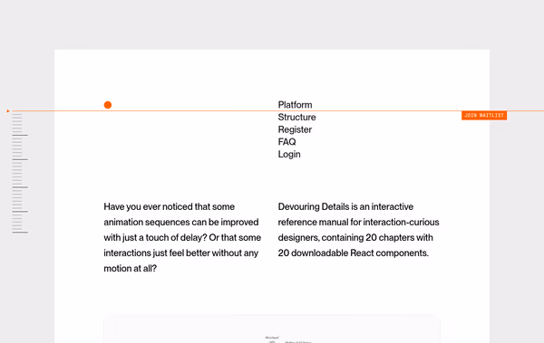 Devouring Details Web Design