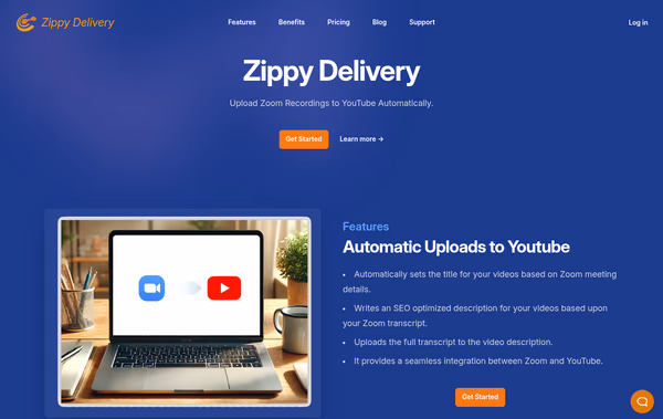 Upload Zoom Recordings to YouTube Automatically with Zippy Delivery Web Design