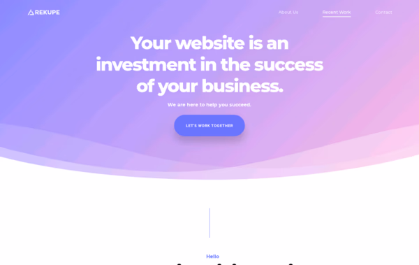 Rekupe - Los Angeles Based Web Design Agency Web Design