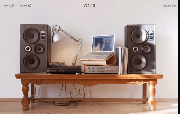 Vool - Laptop stand Web Design