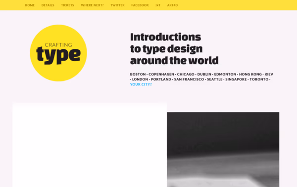 Crafting Type: Font Design Workshops For Beginners Web Design