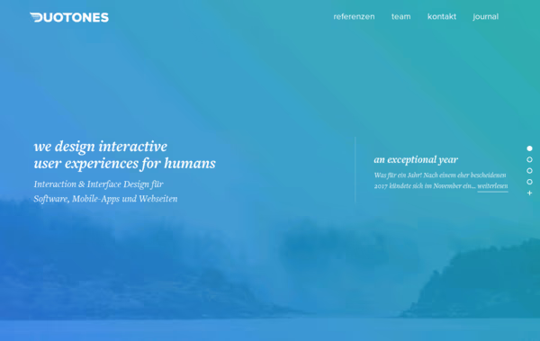 Duotones User Experience interface Web Design
