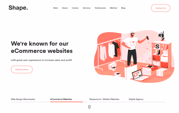 Web Design Agency Shape Web Design