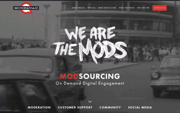 ModSquad: Customer Support, Social Media, Moderation, Community Web Design
