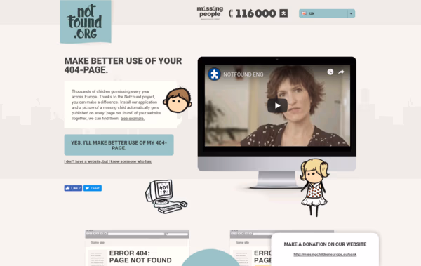 Notfound.org Web Design