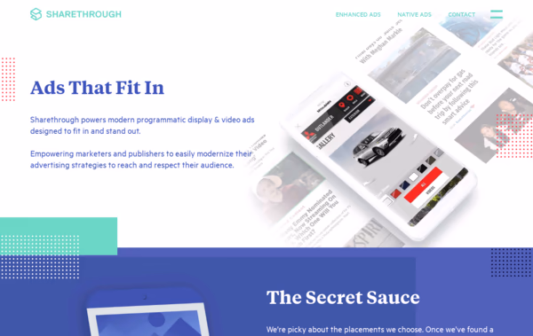  Sharethrough - Native Advertising Software For Publishers  Web Design