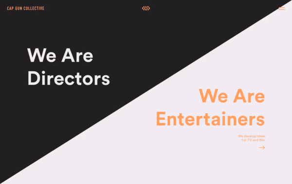 Cap Gun Collective Web Design