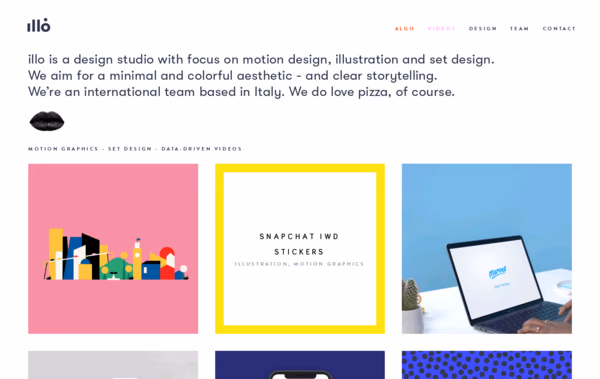 Illo, Design Studio Web Design