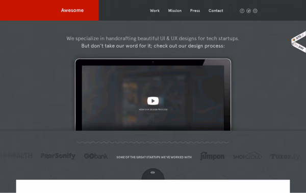Awesome: We fuel startups Web Design
