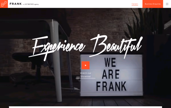 FRANK, Digital Agency Sydney Web Design