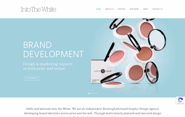Into The White, design agency Web Design