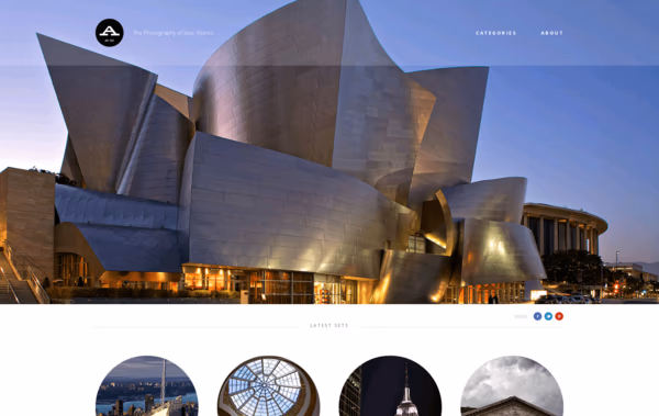 Passion about Photography	 Web Design