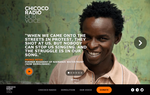 Chicoco Radio Web Design