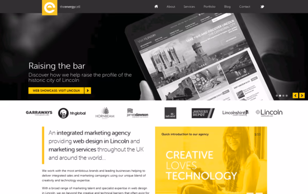 The Energy Cell Web Design