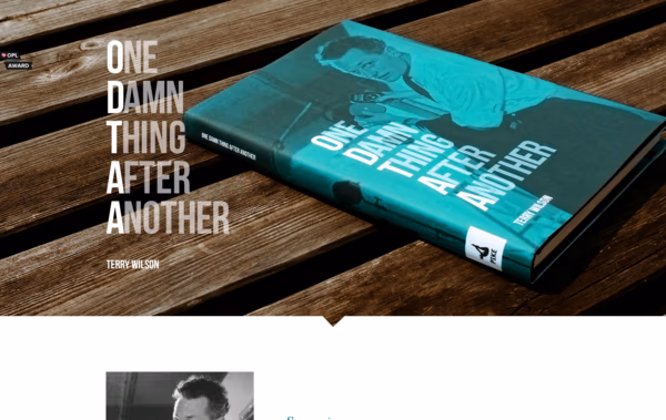 One Damn Thing After Another Web Design