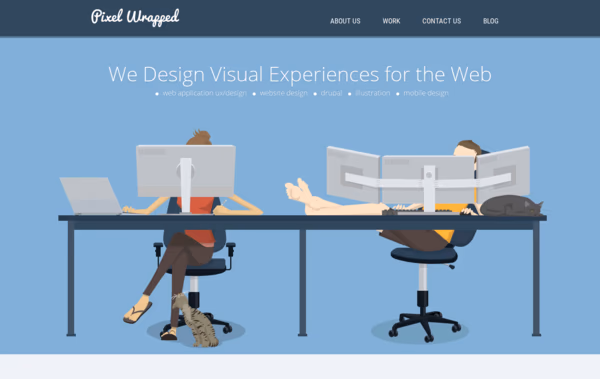 Pixel Wrapped Agency Web Design