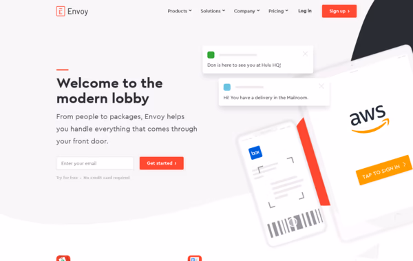 Envoy Software Web Design