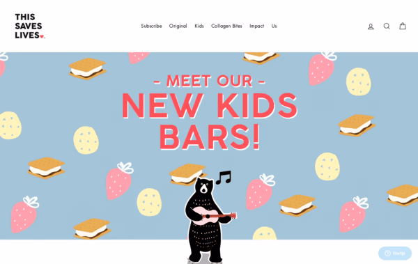 This Bar Saves Lives Web Design