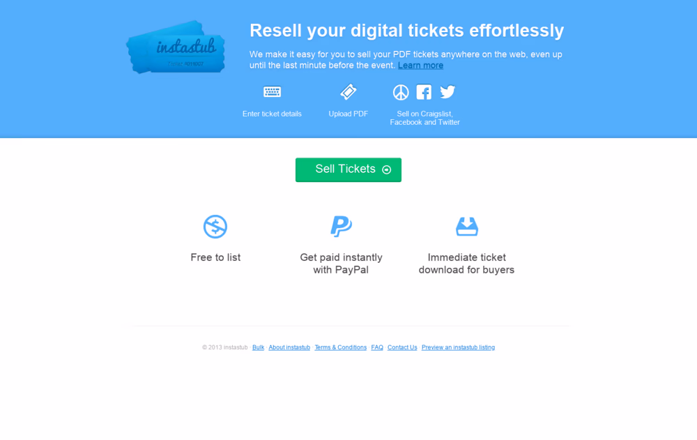 Sell Tickets with Ease