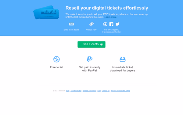 Sell Tickets with Ease Web Design