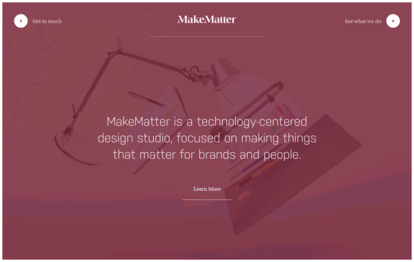 MakeMatter Web Design