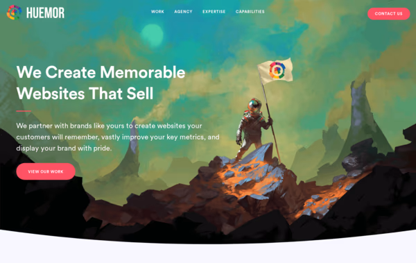 HUEMOR Web Design