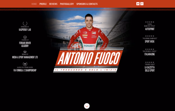 Antonio Fuoco Web Design