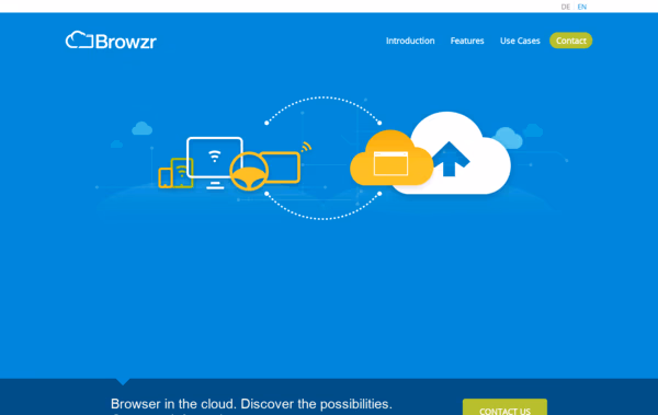Browzr – Browser in the Cloud Web Design