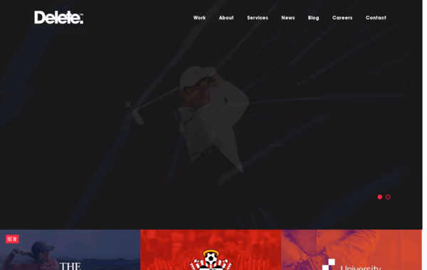 Delete Digital Agency Web Design