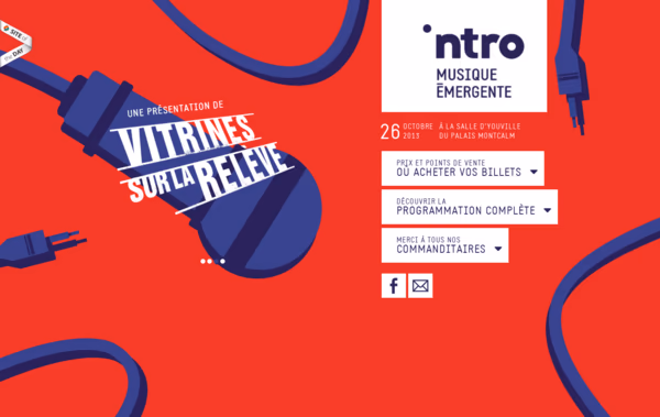 Intro | Musique émergente Web Design