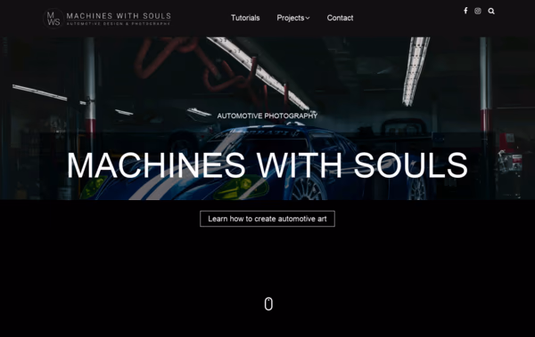 Machines With Souls Web Design