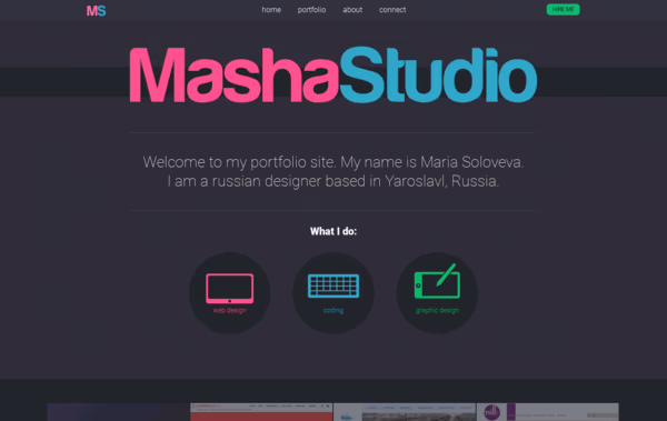 MashaStudio Web Design