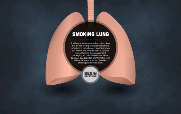 Smoking Lung Web Design