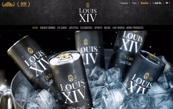 Louis XIV Web Design