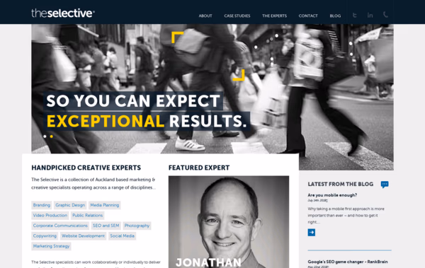 The Selective Web Design
