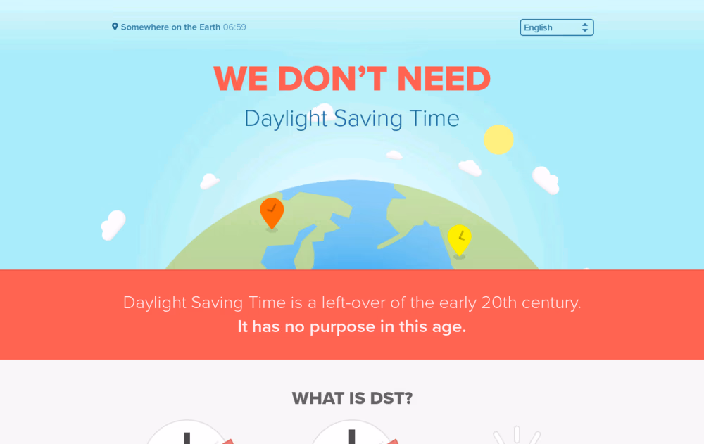 We Don’t Need Daylight Saving Time