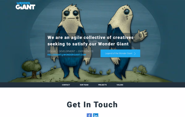Wonder Giant Web Design