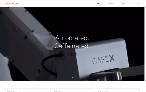 Ammunition Web Design